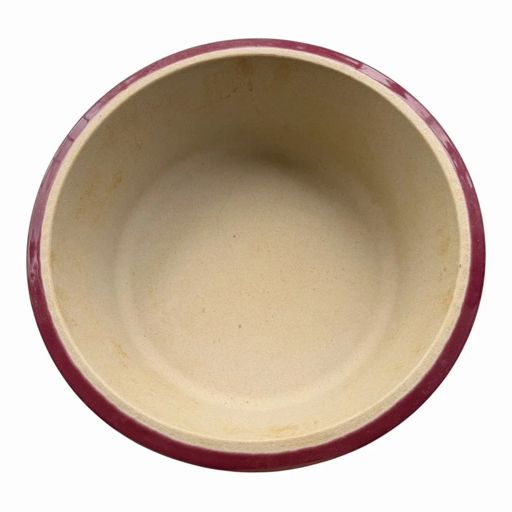 Pampered Chef New Stoneware Cranberry Covered Baking Roaster Dutch Oven 1151